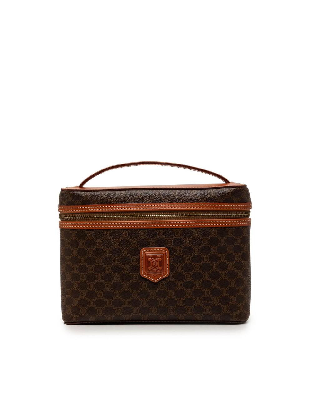 Celine Macadam Coated Canvas Vanity Bag #343383C44B